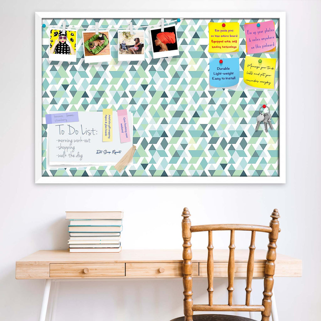 Bright Blue Triangles Bulletin Board Notice Pin Board Soft Board | Framed-Bulletin Boards Framed-BLB_FR-IC 5007502 IC 5007502, Abstract Expressionism, Abstracts, Ancient, Art and Paintings, Black and White, Business, Decorative, Digital, Digital Art, Fashion, Geometric, Geometric Abstraction, Graphic, Grid Art, Historical, Illustrations, Medieval, Modern Art, Patterns, Retro, Semi Abstract, Signs, Signs and Symbols, Triangles, Vintage, White, bright, blue, bulletin, board, notice, pin, soft, framed, abstrac