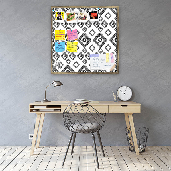 Geometric Art D1 Bulletin Board Notice Pin Board Soft Board | Framed-Bulletin Boards Framed-BLB_FR-IC 5007517 IC 5007517, Abstract Expressionism, Abstracts, Art and Paintings, Automobiles, Aztec, Black and White, Botanical, Culture, Digital, Digital Art, Ethnic, Fashion, Floral, Flowers, Geometric, Geometric Abstraction, Graphic, Hipster, Illustrations, Mexican, Modern Art, Nature, Patterns, Retro, Scenic, Semi Abstract, Signs, Signs and Symbols, Stripes, Traditional, Transportation, Travel, Tribal, Urban, 