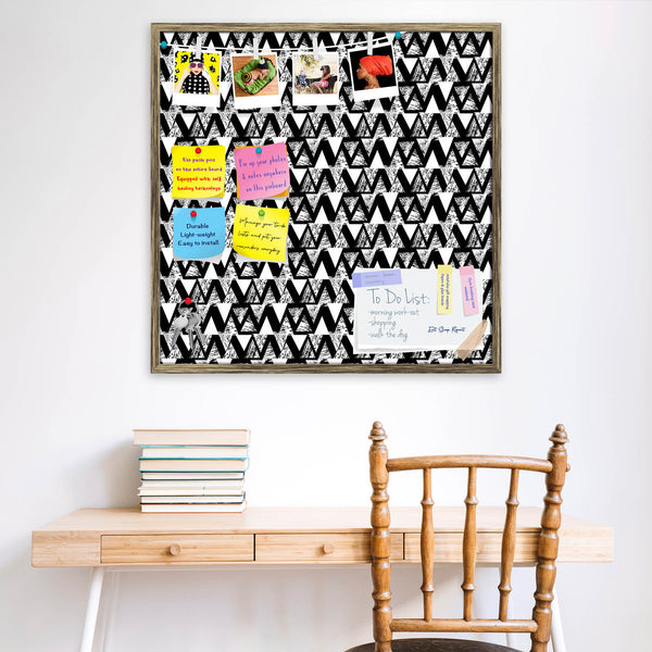 Geometrical Behaviour D4 Bulletin Board Notice Pin Board Soft Board | Framed-Bulletin Boards Framed-BLB_FR-IC 5007533 IC 5007533, Abstract Expressionism, Abstracts, African, Ancient, Art and Paintings, Aztec, Black and White, Bohemian, Brush Stroke, Chevron, Culture, Ethnic, Eygptian, Geometric, Geometric Abstraction, Graffiti, Hand Drawn, Historical, Medieval, Mexican, Modern Art, Patterns, Retro, Semi Abstract, Signs, Signs and Symbols, Splatter, Traditional, Triangles, Tribal, Vintage, Watercolour, White