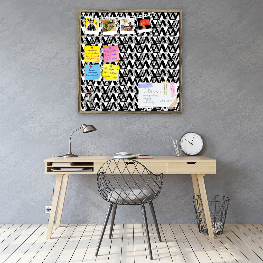 Geometrical Behaviour D4 Bulletin Board Notice Pin Board Soft Board | Framed-Bulletin Boards Framed-BLB_FR-IC 5007533 IC 5007533, Abstract Expressionism, Abstracts, African, Ancient, Art and Paintings, Aztec, Black and White, Bohemian, Brush Stroke, Chevron, Culture, Ethnic, Eygptian, Geometric, Geometric Abstraction, Graffiti, Hand Drawn, Historical, Medieval, Mexican, Modern Art, Patterns, Retro, Semi Abstract, Signs, Signs and Symbols, Splatter, Traditional, Triangles, Tribal, Vintage, Watercolour, White