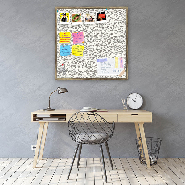 All Glasses Bulletin Board Notice Pin Board Soft Board | Framed-Bulletin Boards Framed-BLB_FR-IC 5007554 IC 5007554, Abstract Expressionism, Abstracts, Animated Cartoons, Art and Paintings, Black, Black and White, Caricature, Cartoons, Digital, Digital Art, Drawing, Fashion, Graphic, Health, Hipster, Illustrations, Paintings, Patterns, Retro, Semi Abstract, Signs, Signs and Symbols, Symbols, all, glasses, bulletin, board, notice, pin, vision, soft, combo, with, thumb, push, pins, sticky, notes, antique, gol