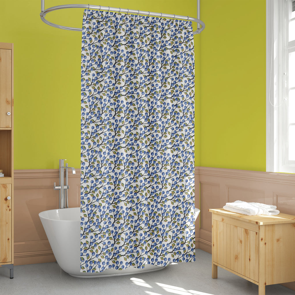 Blueberries Around Washable Waterproof Shower Curtain-Shower Curtains-CUR_SH_EL-IC 5007556 IC 5007556, Ancient, Art and Paintings, Beverage, Cuisine, Drawing, Food, Food and Beverage, Food and Drink, Historical, Illustrations, Kitchen, Medieval, Nature, Patterns, Scenic, Seasons, Vintage, Watercolour, Wooden, blueberries, around, washable, waterproof, shower, curtain, art, autumn, backdrop, background, berries, blue, botany, bush, childhood, cooking, cyan, decor, decoration, drawn, endless, fabric, fall, fo