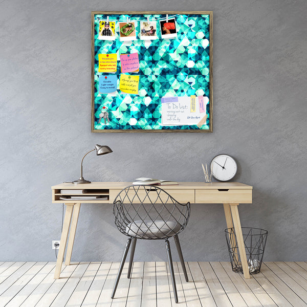 Blue Crystal D1 Bulletin Board Notice Pin Board Soft Board | Framed-Bulletin Boards Framed-BLB_FR-IC 5007605 IC 5007605, Abstract Expressionism, Abstracts, Diamond, Digital, Digital Art, Fashion, Geometric, Geometric Abstraction, Graphic, Illustrations, Marble and Stone, Modern Art, Parents, Patterns, Retro, Semi Abstract, Signs, Signs and Symbols, Symbols, Triangles, blue, crystal, d1, bulletin, board, notice, pin, vision, soft, combo, with, thumb, push, pins, sticky, notes, antique, golden, frame, abstrac