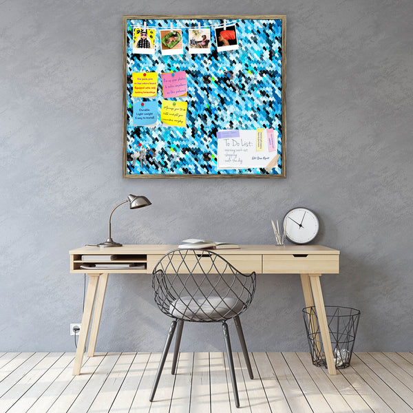 Blue Grunge Pattern Bulletin Board Notice Pin Board Soft Board | Framed-Bulletin Boards Framed-BLB_FR-IC 5007835 IC 5007835, Abstract Expressionism, Abstracts, Art and Paintings, Cities, City Views, Diamond, Digital, Digital Art, Geometric, Geometric Abstraction, Graphic, Illustrations, Paintings, Patterns, Science Fiction, Semi Abstract, Signs, Signs and Symbols, blue, grunge, pattern, bulletin, board, notice, pin, vision, soft, combo, with, thumb, push, pins, sticky, notes, antique, golden, frame, abstrac