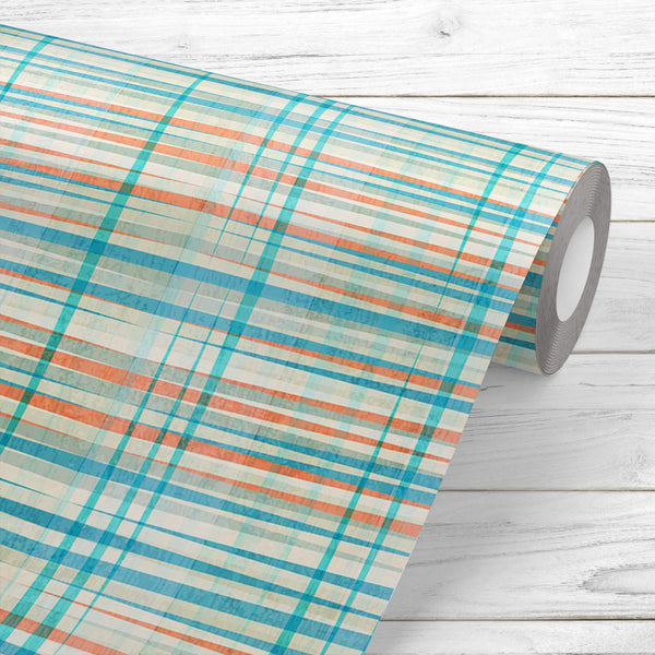 Abstract Blue Lines Wallpaper Roll-Wallpapers Peel & Stick-WAL_PA-IC 5007845 IC 5007845, Abstract Expressionism, Abstracts, Art and Paintings, Diamond, Fashion, Illustrations, Nature, Paintings, Patterns, Plaid, Retro, Scenic, Semi Abstract, Signs, Signs and Symbols, abstract, blue, lines, peel, stick, vinyl, wallpaper, roll, non-pvc, self-adhesive, eco-friendly, water-repellent, scratch-resistant, art, backgrounds, beauty, clothing, color, contemporary, curve, decoration, design, effect, elegance, elements