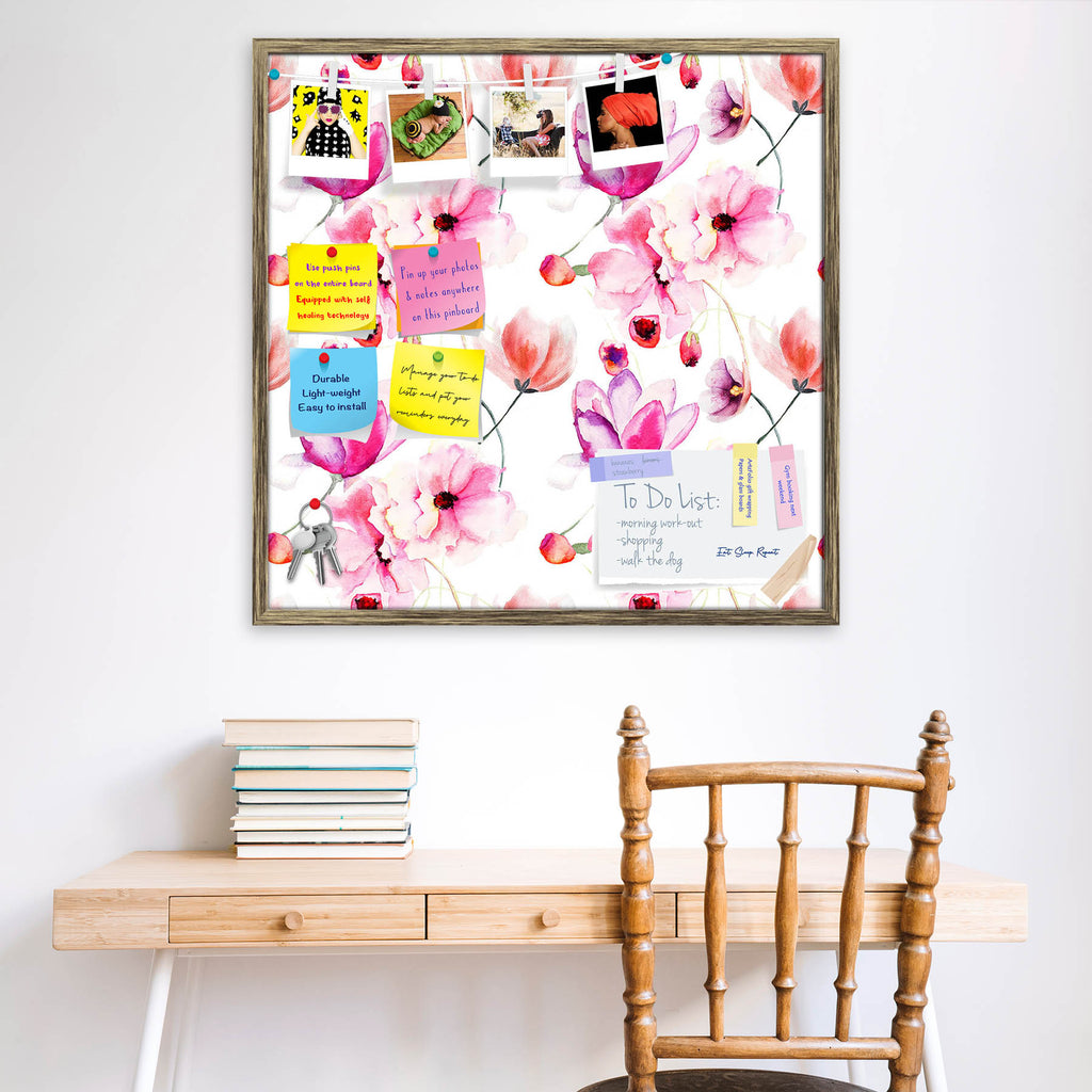 Watercolor Pink Flowers Bulletin Board Notice Pin Board Soft Board | Framed-Bulletin Boards Framed-BLB_FR-IC 5007865 IC 5007865, Ancient, Art and Paintings, Botanical, Calligraphy, Digital, Digital Art, Drawing, Floral, Flowers, Graphic, Historical, Illustrations, Medieval, Nature, Paintings, Patterns, Retro, Scenic, Signs, Signs and Symbols, Vintage, Watercolour, watercolor, pink, bulletin, board, notice, pin, soft, framed, flower, painting, pattern, art, backdrop, background, banner, bloom, blossom, botan