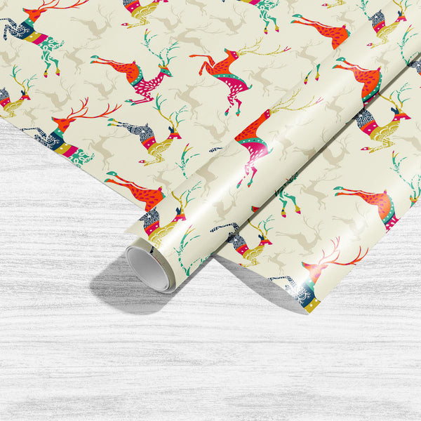 Christmas Reindeer Art & Craft Gift Wrapping Paper-Wrapping Papers-WRP_PP-IC 5007868 IC 5007868, Ancient, Animals, Art and Paintings, Christianity, Drawing, Hipster, Historical, Holidays, Illustrations, Medieval, Music, Music and Dance, Music and Musical Instruments, Patterns, Retro, Seasons, Signs, Signs and Symbols, Sketches, Symbols, Vintage, christmas, reindeer, art, craft, gift, wrapping, paper, sheet, plain, smooth, effect, pattern, seamless, animal, background, beauty, bell, card, celebration, colorf