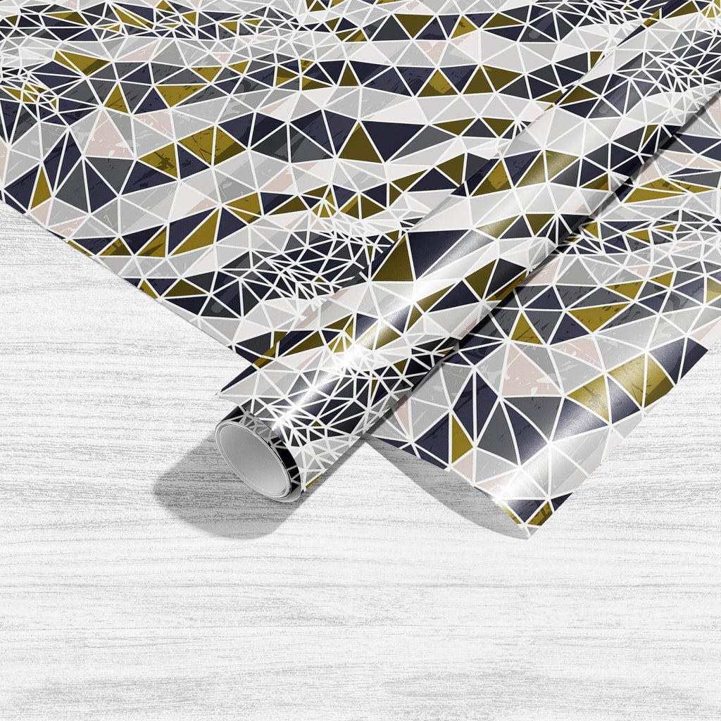 Abstract Triangles D2 Art & Craft Gift Wrapping Paper-Wrapping Papers-WRP_PP-IC 5007888 IC 5007888, Abstract Expressionism, Abstracts, Ancient, Black, Black and White, Digital, Digital Art, Geometric, Geometric Abstraction, Graphic, Historical, Illustrations, Medieval, Modern Art, Patterns, Retro, Semi Abstract, Signs, Signs and Symbols, Triangles, Urban, Vintage, White, abstract, d2, art, craft, gift, wrapping, paper, backdrop, background, and, concept, connection, cover, creative, decor, design, elements,