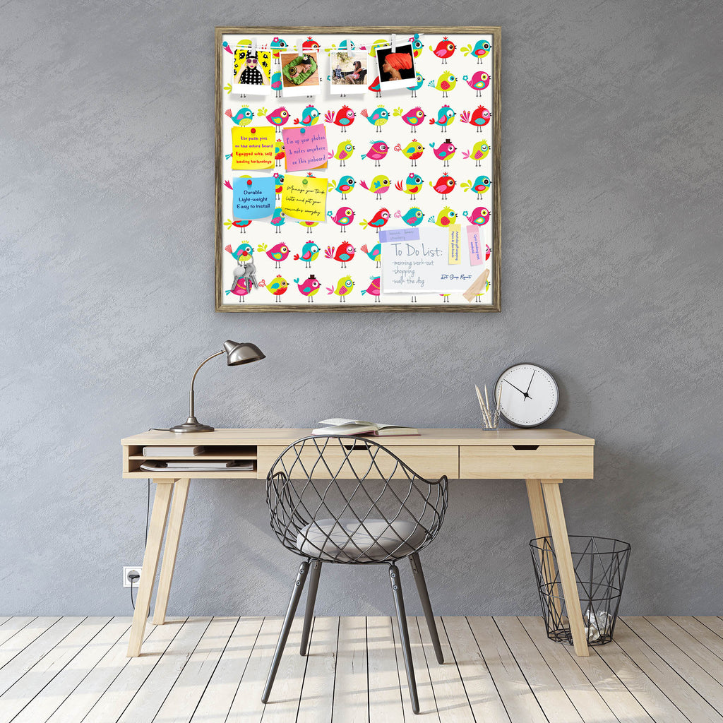 Colourful Chirping Birds Bulletin Board Notice Pin Board Soft Board | Framed-Bulletin Boards Framed-BLB_FR-IC 5007901 IC 5007901, Animals, Animated Cartoons, Art and Paintings, Baby, Birds, Caricature, Cartoons, Children, Digital, Digital Art, Drawing, Family, Graphic, Illustrations, Kids, Nature, Patterns, Scenic, Signs, Signs and Symbols, Symbols, colourful, chirping, bulletin, board, notice, pin, soft, framed, adorable, animal, art, background, cartoon, cheerful, childish, color, colorful, cute, decor, d