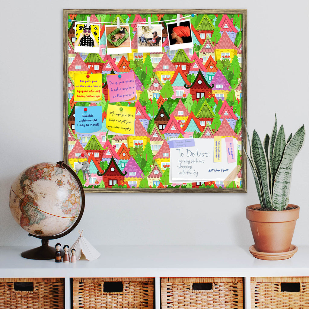 Cute Houses D6 Bulletin Board Notice Pin Board Soft Board | Framed-Bulletin Boards Framed-BLB_FR-IC 5007918 IC 5007918, Abstract Expressionism, Abstracts, Ancient, Animated Cartoons, Architecture, Art and Paintings, Automobiles, Birds, Birthday, Botanical, Caricature, Cartoons, Cities, City Views, Comics, Decorative, Digital, Digital Art, Drawing, Floral, Flowers, Graphic, Historical, Illustrations, Landscapes, Medieval, Nature, Patterns, Retro, Scenic, Semi Abstract, Signs, Signs and Symbols, Symbols, Tran