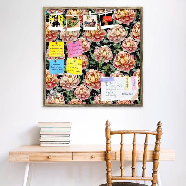 Watercolor Floral Peonies Bulletin Board Notice Pin Board Soft Board | Framed-Bulletin Boards Framed-BLB_FR-IC 5007938 IC 5007938, Abstract Expressionism, Abstracts, Art and Paintings, Black, Black and White, Botanical, Decorative, Digital, Digital Art, Drawing, Floral, Flowers, Graphic, Illustrations, Modern Art, Nature, Paintings, Patterns, Retro, Scenic, Seasons, Semi Abstract, Signs, Signs and Symbols, Splatter, Symbols, Watercolour, White, watercolor, peonies, bulletin, board, notice, pin, vision, soft