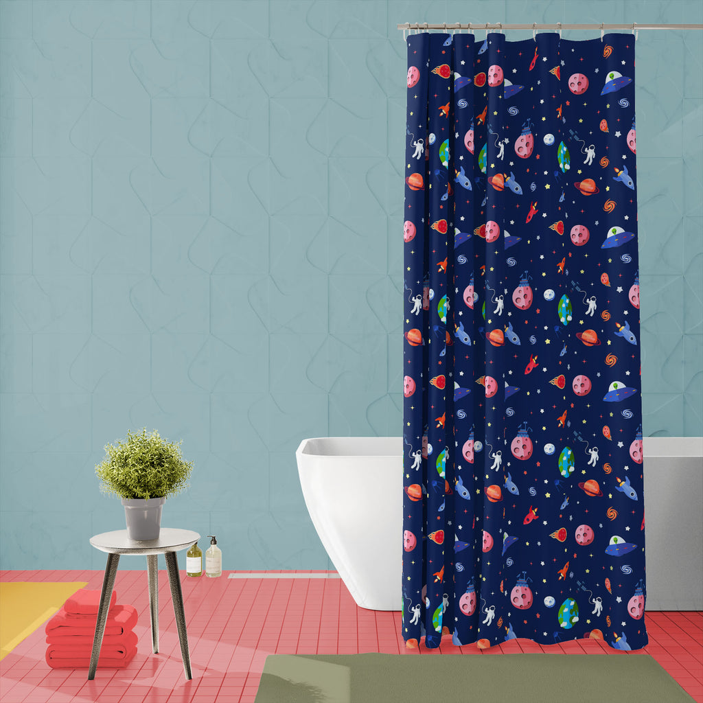 Space Travel Meteorites Rocket Astronaut Shuttle Washable Waterproof Shower Curtain-Shower Curtains-CUR_SH_EL-IC 5007992 IC 5007992, Abstract Expressionism, Abstracts, Art and Paintings, Astronomy, Automobiles, Books, Cosmology, Decorative, Education, Illustrations, Patterns, People, Schools, Science Fiction, Semi Abstract, Signs, Signs and Symbols, Space, Stars, Transportation, Travel, Universities, Vehicles, meteorites, rocket, astronaut, shuttle, washable, waterproof, shower, curtain, abstract, art, aste