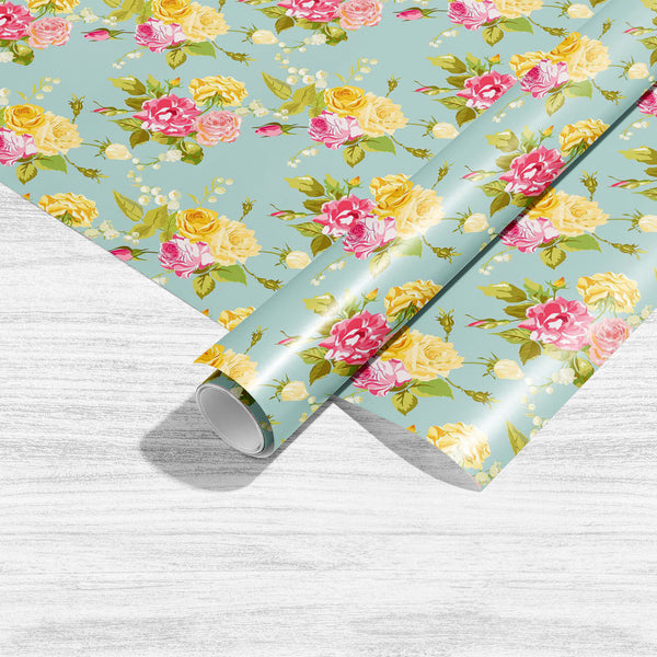 Vintage Floral Roses Art & Craft Gift Wrapping Paper-Wrapping Papers-WRP_PP-IC 5008030 IC 5008030, Ancient, Art and Paintings, Baby, Birthday, Books, Botanical, Children, Floral, Flowers, French, Hearts, Historical, Illustrations, Kids, Love, Medieval, Nature, Patterns, Retro, Romance, Signs, Signs and Symbols, Vintage, Wedding, roses, art, craft, gift, wrapping, paper, sheet, plain, smooth, effect, flower, rose, shabby, chic, pattern, announcement, background, banner, blossom, border, bride, congratulation