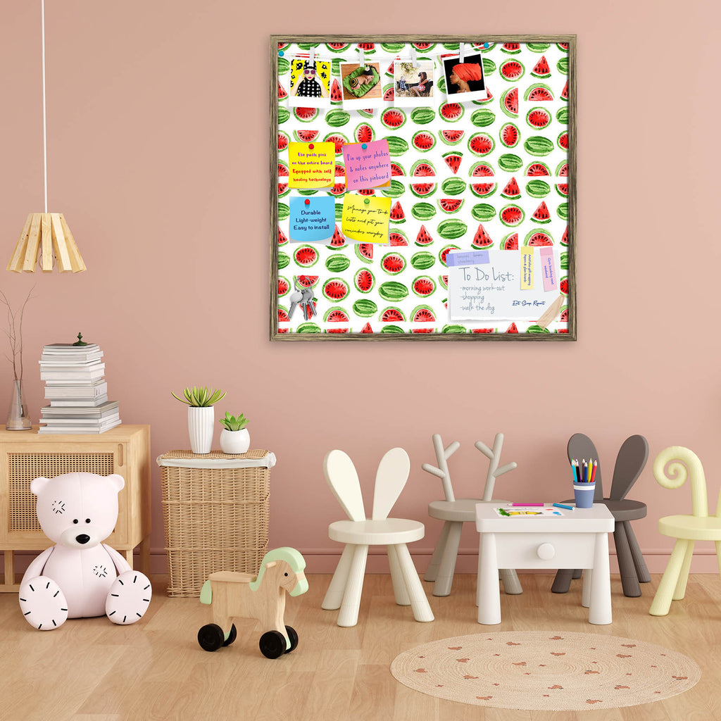 Watercolor Watermelon D2 Bulletin Board Notice Pin Board Soft Board | Framed-Bulletin Boards Framed-BLB_FR-IC 5008035 IC 5008035, Ancient, Animated Cartoons, Art and Paintings, Black and White, Caricature, Cartoons, Cuisine, Digital, Digital Art, Drawing, Food, Food and Beverage, Food and Drink, Fruit and Vegetable, Fruits, Graphic, Historical, Illustrations, Medieval, Nature, Paintings, Patterns, Scenic, Signs, Signs and Symbols, Vintage, Watercolour, White, watercolor, watermelon, d2, bulletin, board, not