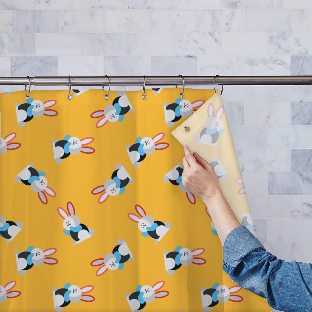 Cute Rabbit Pattern Washable Waterproof Shower Curtain-Shower Curtains-CUR_SH_EL-IC 5008050 IC 5008050, Animals, Icons, Illustrations, Individuals, Nature, Patterns, Pets, Portraits, Scenic, cute, rabbit, pattern, washable, waterproof, shower, curtain, animal, backdrop, background, bunny, carrot, claws, cony, creature, ears, easter, eyes, feet, flat, fluff, fun, funny, fur, furry, hairy, hare, icon, illustration, isolated, length, mammal, paw, pet, portrait, pretty, seamless, shadow, sitting, soft, tame, te