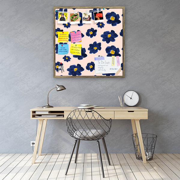 Blue Flowers Pattern Bulletin Board Notice Pin Board Soft Board | Framed-Bulletin Boards Framed-BLB_FR-IC 5008052 IC 5008052, Abstract Expressionism, Abstracts, Ancient, Art and Paintings, Botanical, Digital, Digital Art, Floral, Flowers, Graphic, Historical, Illustrations, Medieval, Nature, Patterns, Semi Abstract, Signs, Signs and Symbols, Vintage, blue, pattern, bulletin, board, notice, pin, vision, soft, combo, with, thumb, push, pins, sticky, notes, antique, golden, frame, flower, hand, drawn, abstract