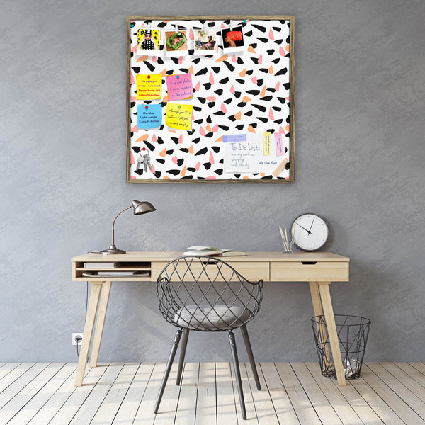 Brush Stripes D4 Bulletin Board Notice Pin Board Soft Board | Framed-Bulletin Boards Framed-BLB_FR-IC 5008056 IC 5008056, Abstract Expressionism, Abstracts, Ancient, Art and Paintings, Black, Black and White, Decorative, Digital, Digital Art, Drawing, Gouache, Graphic, Historical, Illustrations, Medieval, Patterns, Semi Abstract, Signs, Signs and Symbols, Splatter, Vintage, White, brush, stripes, d4, bulletin, board, notice, pin, vision, soft, combo, with, thumb, push, pins, sticky, notes, antique, golden, 