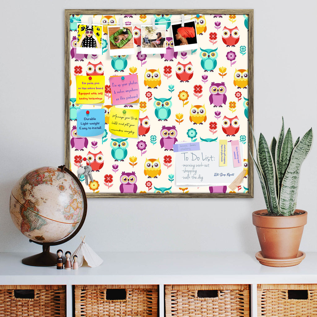 Cute Owls D2 Bulletin Board Notice Pin Board Soft Board | Framed-Bulletin Boards Framed-BLB_FR-IC 5008066 IC 5008066, Ancient, Animals, Animated Cartoons, Art and Paintings, Baby, Birds, Botanical, Caricature, Cartoons, Children, Digital, Digital Art, Floral, Flowers, Geometric, Geometric Abstraction, Graphic, Historical, Illustrations, Kids, Medieval, Modern Art, Nature, Patterns, Retro, Scenic, Signs, Signs and Symbols, Vintage, Wildlife, cute, owls, d2, bulletin, board, notice, pin, soft, framed, owl, wa