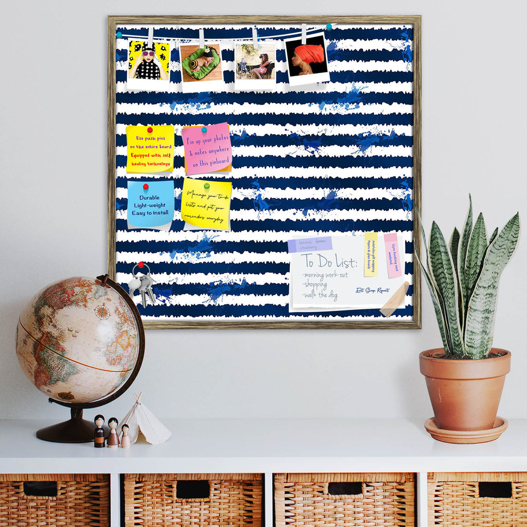 Dark Blue Ink Stripes Bulletin Board Notice Pin Board Soft Board | Framed-Bulletin Boards Framed-BLB_FR-IC 5008074 IC 5008074, Abstract Expressionism, Abstracts, Art and Paintings, Black, Black and White, Digital, Digital Art, Fashion, Graphic, Illustrations, Modern Art, Nautical, Patterns, Retro, Semi Abstract, Signs, Signs and Symbols, Splatter, Stripes, Watercolour, White, dark, blue, ink, bulletin, board, notice, pin, soft, framed, abstract, art, artistic, backdrop, background, brush, clothing, color, d