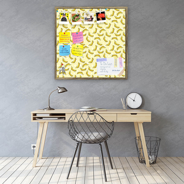 Banana Pattern Bulletin Board Notice Pin Board Soft Board | Framed-Bulletin Boards Framed-BLB_FR-IC 5008080 IC 5008080, Abstract Expressionism, Abstracts, Animated Cartoons, Art and Paintings, Beverage, Black and White, Caricature, Cartoons, Cuisine, Digital, Digital Art, Food, Food and Beverage, Food and Drink, Fruit and Vegetable, Fruits, Graphic, Illustrations, Kitchen, Nature, Paintings, Patterns, Scenic, Semi Abstract, Signs, Signs and Symbols, Tropical, White, banana, pattern, bulletin, board, notice,