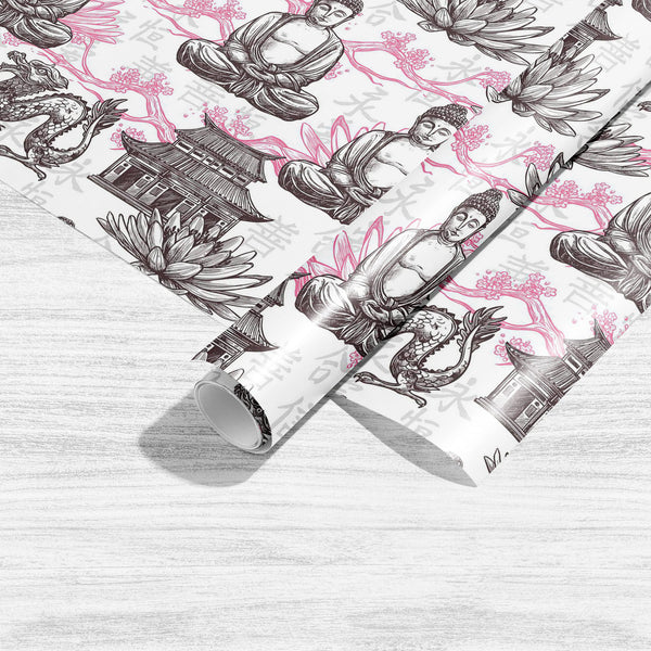 Pagoda Building Lotus Flower Dragon Asian Pattern Art & Craft Gift Wrapping Paper-Wrapping Papers-WRP_PP-IC 5008084 IC 5008084, Abstract Expressionism, Abstracts, Ancient, Architecture, Art and Paintings, Asian, Automobiles, Books, Botanical, Buddhism, Chinese, Culture, Decorative, Ethnic, Floral, Flowers, God Buddha, Historical, Illustrations, Individuals, Japanese, Medieval, Nature, Patterns, Portraits, Semi Abstract, Signs, Signs and Symbols, Sketches, Traditional, Transportation, Travel, Tribal, Vehicle