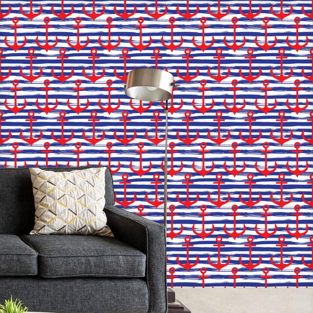 Anchors On Stripes D1 Wallpaper Roll-Wallpapers Peel & Stick-WAL_PA-IC 5008122 IC 5008122, Abstract Expressionism, Abstracts, Art and Paintings, Automobiles, Black and White, Digital, Digital Art, Graphic, Illustrations, Nautical, Patterns, Semi Abstract, Signs, Signs and Symbols, Stripes, Transportation, Travel, Vehicles, White, anchors, on, d1, wallpaper, roll, abstract, anchor, art, backdrop, background, blue, brush, clothes, cover, cruise, decoration, design, draw, fabric, hand, illustration, ink, line,