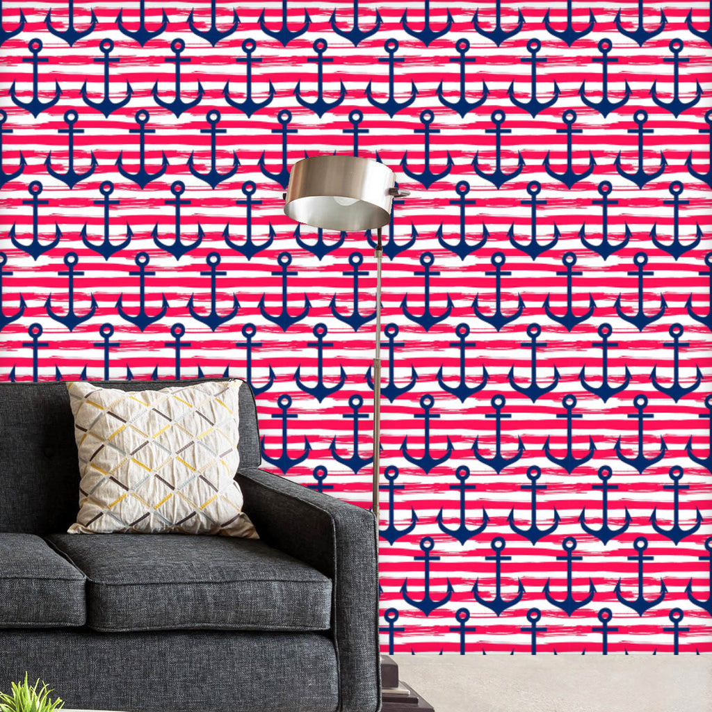 Anchors On Stripes D2 Wallpaper Roll-Wallpapers Peel & Stick-WAL_PA-IC 5008123 IC 5008123, Abstract Expressionism, Abstracts, Art and Paintings, Automobiles, Black and White, Digital, Digital Art, Graphic, Illustrations, Nautical, Patterns, Semi Abstract, Signs, Signs and Symbols, Stripes, Transportation, Travel, Vehicles, White, anchors, on, d2, wallpaper, roll, pattern, anchor, texture, marine, sailor, abstract, art, backdrop, background, blue, brush, clothes, cover, cruise, decoration, design, draw, fabr