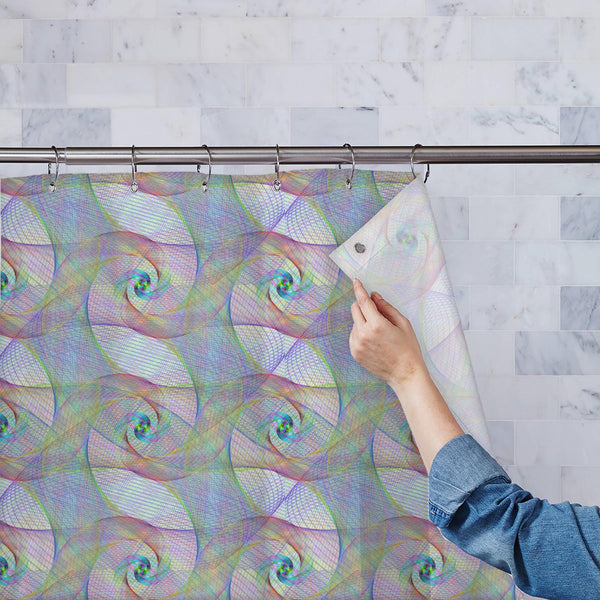 Fractal Spiral Pattern Washable Waterproof Shower Curtain-Shower Curtains-CUR_SH_EL-IC 5008160 IC 5008160, Abstract Expressionism, Abstracts, Art and Paintings, Astronomy, Conceptual, Cosmology, Digital, Digital Art, Geometric, Geometric Abstraction, Graphic, Modern Art, Patterns, Semi Abstract, Signs, Signs and Symbols, Space, Stars, fractal, spiral, pattern, washable, waterproof, polyester, shower, curtain, eyelets, abstract, art, attractive, background, color, composition, computer, concept, curve, decor