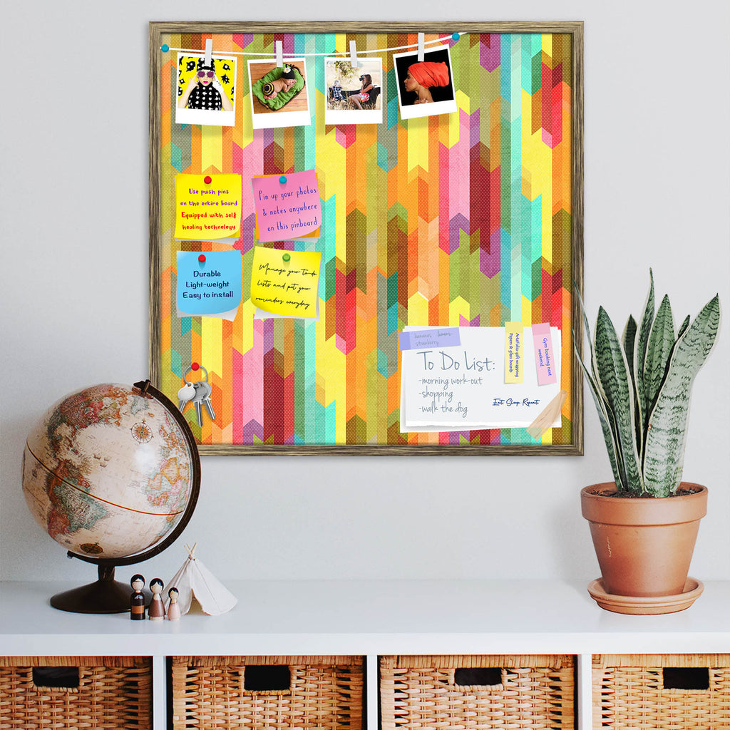 Retro Stripes Pattern Bulletin Board Notice Pin Board Soft Board | Framed-Bulletin Boards Framed-BLB_FR-IC 5008171 IC 5008171, Abstract Expressionism, Abstracts, Ancient, Art and Paintings, Chevron, Culture, Diamond, Digital, Digital Art, Ethnic, Fashion, Geometric, Geometric Abstraction, Graphic, Hipster, Historical, Illustrations, Medieval, Paintings, Patterns, Retro, Semi Abstract, Signs, Signs and Symbols, Stripes, Traditional, Tribal, Vintage, World Culture, pattern, bulletin, board, notice, pin, soft,