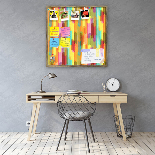 Retro Stripes Pattern Bulletin Board Notice Pin Board Soft Board | Framed-Bulletin Boards Framed-BLB_FR-IC 5008171 IC 5008171, Abstract Expressionism, Abstracts, Ancient, Art and Paintings, Chevron, Culture, Diamond, Digital, Digital Art, Ethnic, Fashion, Geometric, Geometric Abstraction, Graphic, Hipster, Historical, Illustrations, Medieval, Paintings, Patterns, Retro, Semi Abstract, Signs, Signs and Symbols, Stripes, Traditional, Tribal, Vintage, World Culture, pattern, bulletin, board, notice, pin, visio