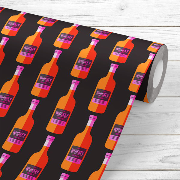 Bottle Pattern Wallpaper Roll-Wallpapers Peel & Stick-WAL_PA-IC 5008187 IC 5008187, Animated Cartoons, Art and Paintings, Beverage, Caricature, Cartoons, Cuisine, Digital, Digital Art, Food, Food and Beverage, Food and Drink, Graphic, Illustrations, Patterns, Pop Art, Signs, Signs and Symbols, bottle, pattern, peel, stick, vinyl, wallpaper, roll, non-pvc, self-adhesive, eco-friendly, water-repellent, scratch-resistant, alcohol, alcoholic, art, background, bar, brandy, cartoon, celebration, cognac, color, co