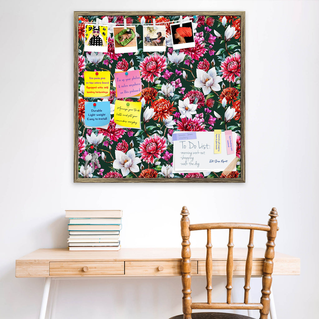 Watercolor Chrysanthemum & Magnolia Pattern Bulletin Board Notice Pin Board Soft Board | Framed-Bulletin Boards Framed-BLB_FR-IC 5008189 IC 5008189, Art and Paintings, Black and White, Botanical, Drawing, English, Floral, Flowers, Illustrations, Nature, Paintings, Patterns, Scenic, Signs, Signs and Symbols, Watercolour, White, watercolor, chrysanthemum, magnolia, pattern, bulletin, board, notice, pin, soft, framed, art, background, branch, decoration, design, fabric, flower, illustration, image, new, orname