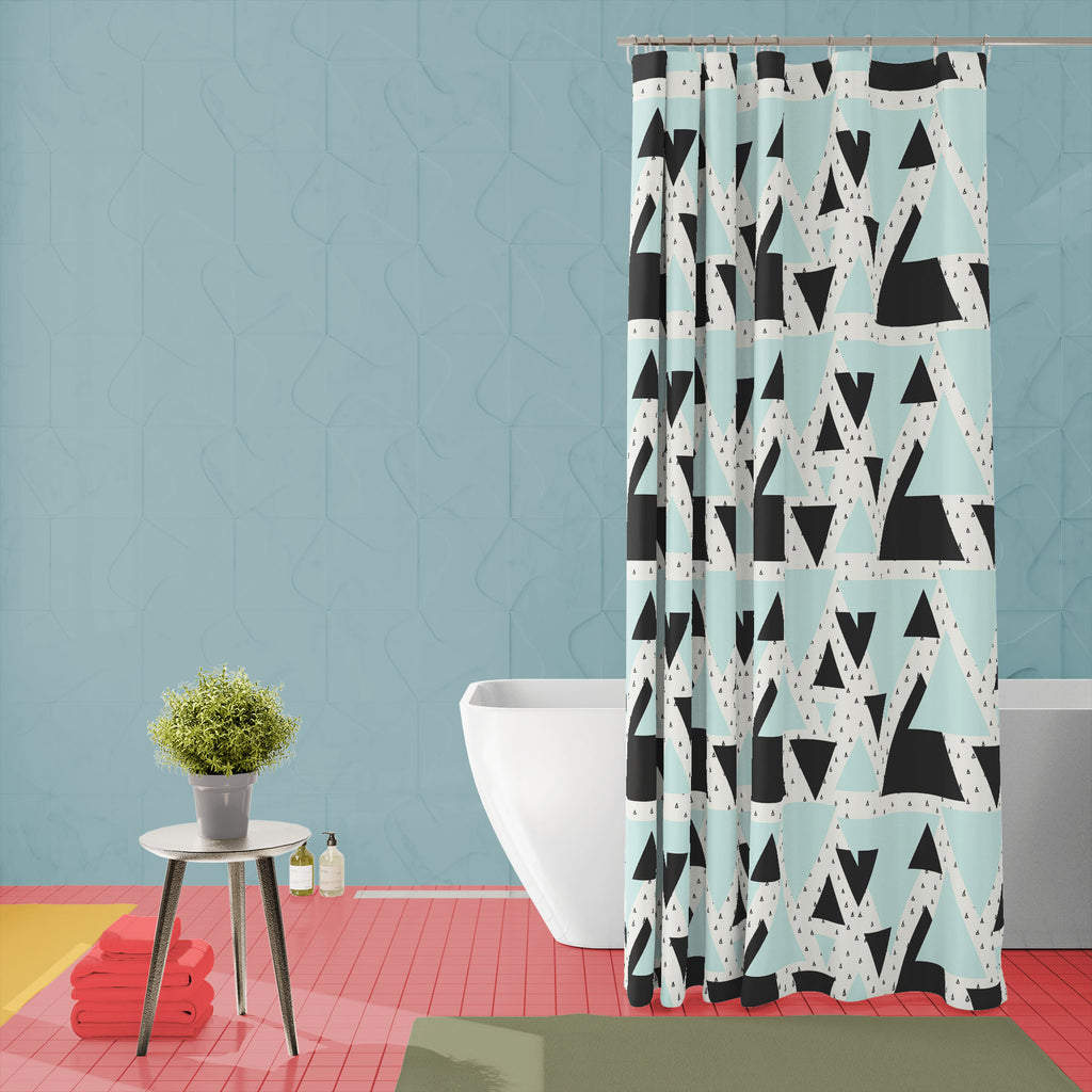 Abstract Geometric Pattern D8 Washable Waterproof Shower Curtain-Shower Curtains-CUR_SH_EL-IC 5008196 IC 5008196, Abstract Expressionism, Abstracts, Ancient, Decorative, Digital, Digital Art, Geometric, Geometric Abstraction, Graphic, Historical, Illustrations, Medieval, Modern Art, Patterns, Retro, Scandinavian, Semi Abstract, Signs, Signs and Symbols, Triangles, Vintage, abstract, pattern, d8, washable, waterproof, shower, curtain, background, card, color, cool, creative, decor, decoration, design, doodle