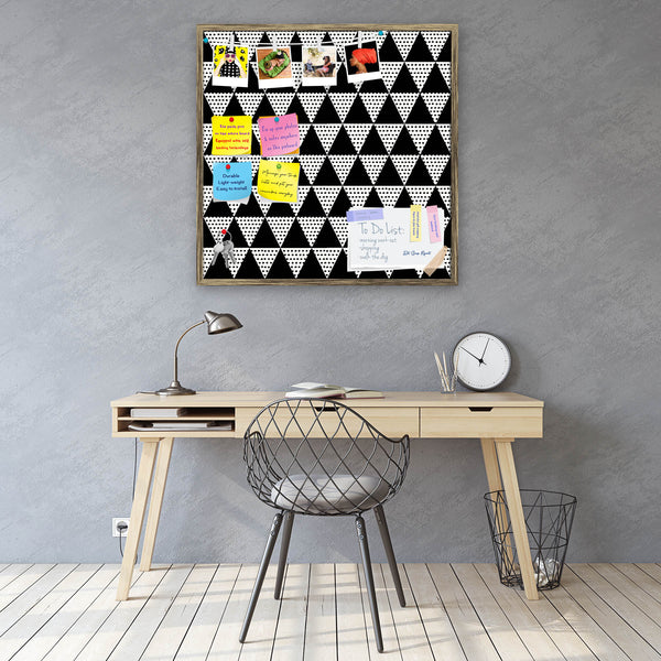 Abstract Geometric Pattern D9 Bulletin Board Notice Pin Board Soft Board | Framed-Bulletin Boards Framed-BLB_FR-IC 5008197 IC 5008197, Abstract Expressionism, Abstracts, Ancient, Black, Black and White, Decorative, Digital, Digital Art, Dots, Geometric, Geometric Abstraction, Graphic, Historical, Illustrations, Medieval, Modern Art, Patterns, Retro, Semi Abstract, Signs, Signs and Symbols, Triangles, Vintage, abstract, pattern, d9, bulletin, board, notice, pin, vision, soft, combo, with, thumb, push, pins, 