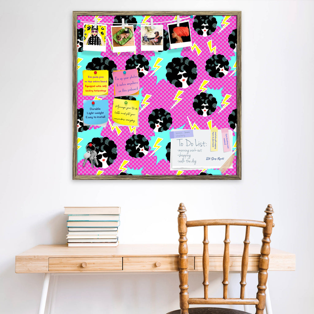 Retro Disco Pattern Bulletin Board Notice Pin Board Soft Board | Framed-Bulletin Boards Framed-BLB_FR-IC 5008213 IC 5008213, 80s, Abstract Expressionism, Abstracts, Ancient, Art and Paintings, Black, Black and White, Decorative, Digital, Digital Art, Dots, Fashion, Geometric, Geometric Abstraction, Graphic, Hipster, Historical, Illustrations, Medieval, Modern Art, Patterns, Pop Art, Retro, Semi Abstract, Signs, Signs and Symbols, Triangles, Vintage, disco, pattern, bulletin, board, notice, pin, soft, framed