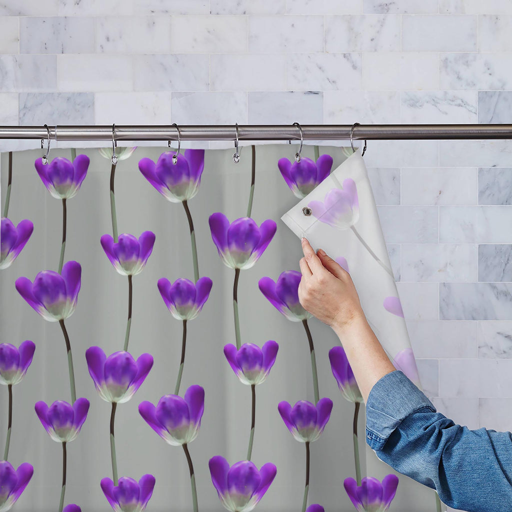 3D Tulips Pattern D3 Washable Waterproof Shower Curtain-Shower Curtains-CUR_SH_EL-IC 5008248 IC 5008248, 3D, Abstract Expressionism, Abstracts, Art and Paintings, Black, Black and White, Bohemian, Botanical, Chevron, Circle, Cross, Culture, Decorative, Digital, Digital Art, Dots, Drawing, Ethnic, Fashion, Floral, Flowers, Geometric, Geometric Abstraction, Graffiti, Graphic, Hipster, Illustrations, Love, Modern Art, Nature, Patterns, Romance, Scenic, Semi Abstract, Signs, Signs and Symbols, Traditional, Trib