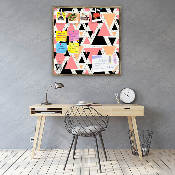 Modern Art D2 Bulletin Board Notice Pin Board Soft Board | Framed-Bulletin Boards Framed-BLB_FR-IC 5008252 IC 5008252, Abstract Expressionism, Abstracts, Ancient, Decorative, Digital, Digital Art, Geometric, Geometric Abstraction, Graphic, Historical, Illustrations, Medieval, Modern Art, Patterns, Retro, Scandinavian, Semi Abstract, Signs, Signs and Symbols, Triangles, Vintage, modern, art, d2, bulletin, board, notice, pin, vision, soft, combo, with, thumb, push, pins, sticky, notes, antique, golden, frame,