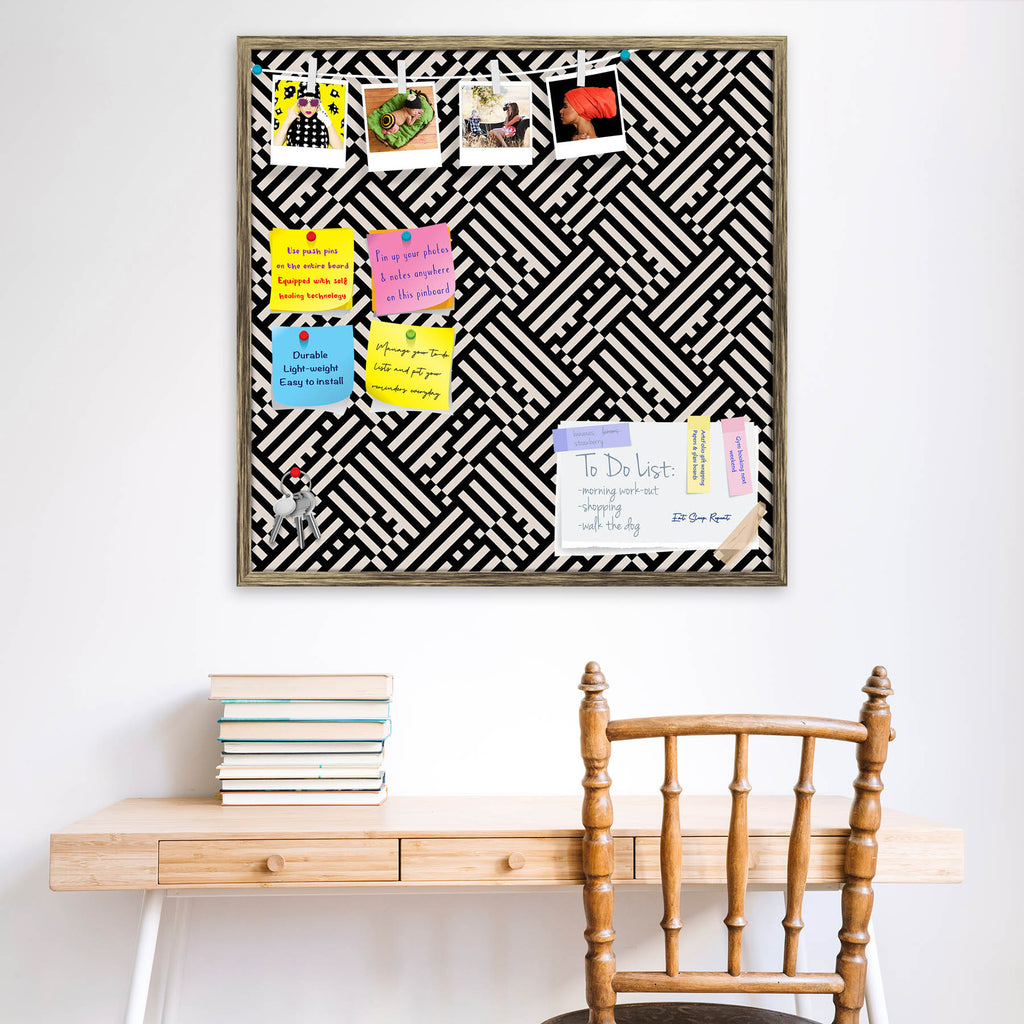 Abstract Geometric Pattern D15 Bulletin Board Notice Pin Board Soft Board | Framed-Bulletin Boards Framed-BLB_FR-IC 5008317 IC 5008317, Abstract Expressionism, Abstracts, African, Art and Paintings, Black, Black and White, Check, Chevron, Digital, Digital Art, Fashion, Geometric, Geometric Abstraction, Graphic, Modern Art, Patterns, Plaid, Pop Art, Retro, Semi Abstract, Signs, Signs and Symbols, Stripes, White, abstract, pattern, d15, bulletin, board, notice, pin, soft, framed, angles, argyle, background, a