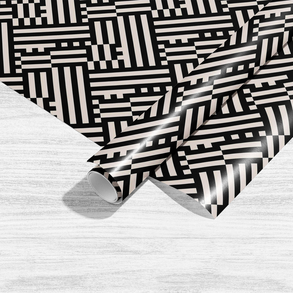 Abstract Geometric Pattern D15 Art & Craft Gift Wrapping Paper-Wrapping Papers-WRP_PP-IC 5008317 IC 5008317, Abstract Expressionism, Abstracts, African, Art and Paintings, Black, Black and White, Check, Chevron, Digital, Digital Art, Fashion, Geometric, Geometric Abstraction, Graphic, Modern Art, Patterns, Plaid, Pop Art, Retro, Semi Abstract, Signs, Signs and Symbols, Stripes, White, abstract, pattern, d15, art, craft, gift, wrapping, paper, angles, argyle, background, and, blocks, bold, crosses, design, e