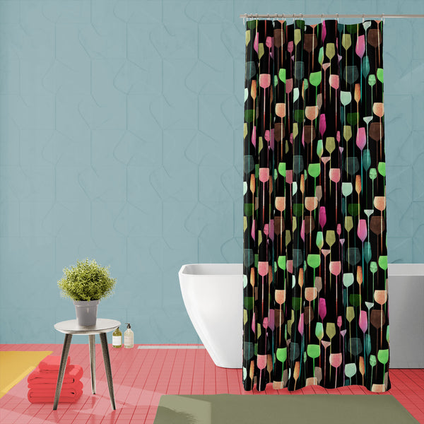 Conceptual Drinks D3 Washable Waterproof Shower Curtain-Shower Curtains-CUR_SH_EL-IC 5008328 IC 5008328, Art and Paintings, Beverage, Birthday, Collages, Conceptual, Cuisine, Decorative, Digital, Digital Art, Entertainment, Food, Food and Beverage, Food and Drink, Graphic, Illustrations, Modern Art, Patterns, Retro, Signs, Signs and Symbols, Wine, drinks, d3, washable, waterproof, polyester, shower, curtain, eyelets, alcohol, art, artwork, background, bar, beautiful, blue, canvas, champagne, club, cocktail,