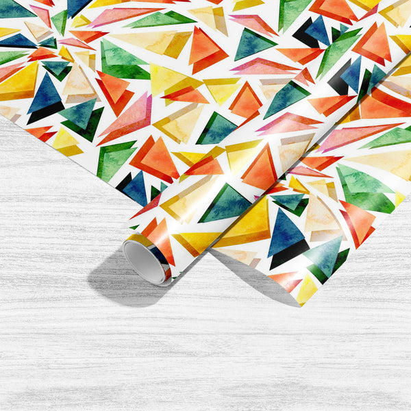 Watercolor Triangles D2 Art & Craft Gift Wrapping Paper-Wrapping Papers-WRP_PP-IC 5008346 IC 5008346, Abstract Expressionism, Abstracts, Art and Paintings, Black and White, Digital, Digital Art, Geometric, Geometric Abstraction, Graphic, Hipster, Illustrations, Marble, Marble and Stone, Modern Art, Patterns, Retro, Semi Abstract, Signs, Signs and Symbols, Triangles, Watercolour, White, watercolor, d2, art, craft, gift, wrapping, paper, sheet, plain, smooth, effect, abstract, background, blue, bright, color,