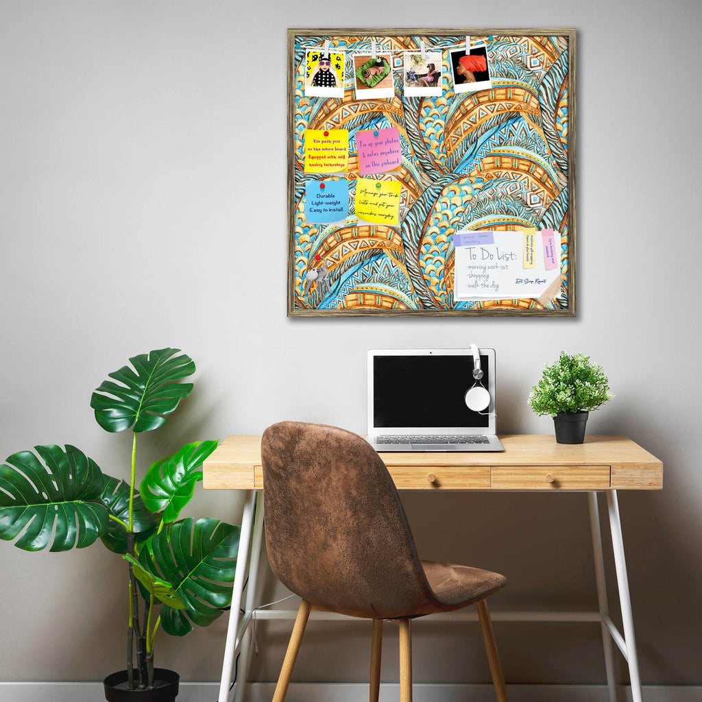 Ethnic African Pattern Bulletin Board Notice Pin Board Soft Board | Framed-Bulletin Boards Framed-BLB_FR-IC 5008347 IC 5008347, Abstract Expressionism, Abstracts, African, Ancient, Art and Paintings, Botanical, Culture, Decorative, Digital, Digital Art, Ethnic, Fashion, Festivals and Occasions, Festive, Floral, Flowers, Folk Art, Geometric, Geometric Abstraction, Graphic, Historical, Indian, Medieval, Nature, Patterns, Pets, Retro, Semi Abstract, Signs, Signs and Symbols, Traditional, Triangles, Tribal, Vin