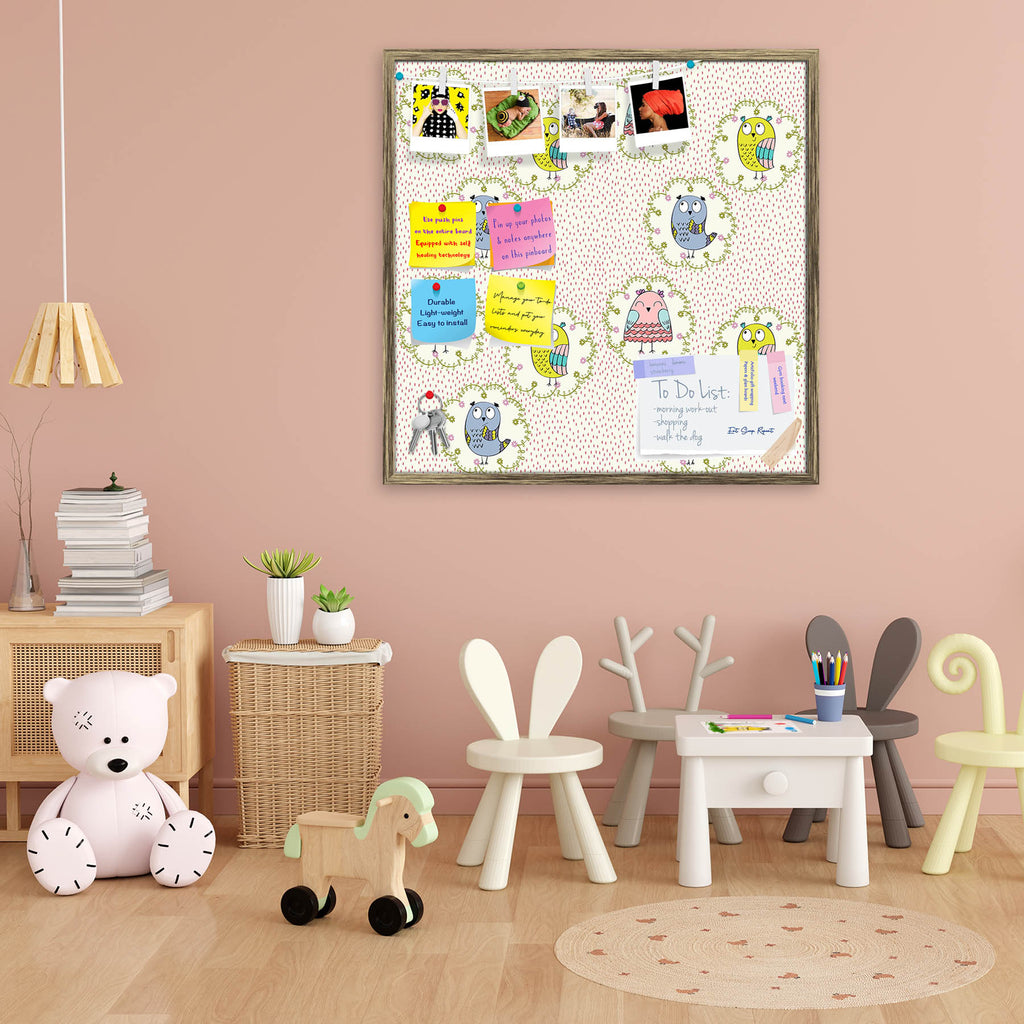 Cartoon Baby Owls Bulletin Board Notice Pin Board Soft Board | Framed-Bulletin Boards Framed-BLB_FR-IC 5008355 IC 5008355, Ancient, Animals, Animated Cartoons, Art and Paintings, Baby, Birds, Botanical, Caricature, Cartoons, Children, Digital, Digital Art, Drawing, Floral, Flowers, Graphic, Historical, Illustrations, Kids, Medieval, Modern Art, Nature, Patterns, Retro, Scenic, Signs, Signs and Symbols, Vintage, cartoon, owls, bulletin, board, notice, pin, soft, framed, adorable, animal, art, backdrop, bird,