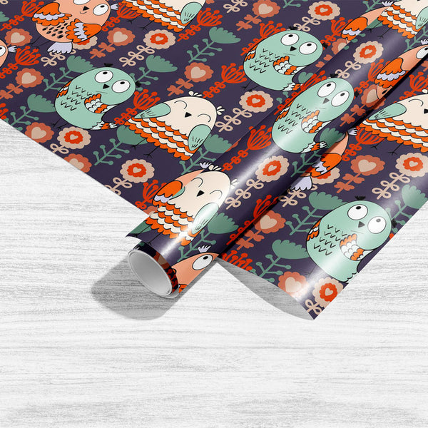 Owls & Flowers D3 Art & Craft Gift Wrapping Paper-Wrapping Papers-WRP_PP-IC 5008356 IC 5008356, Ancient, Animals, Animated Cartoons, Art and Paintings, Baby, Birds, Botanical, Caricature, Cartoons, Children, Digital, Digital Art, Drawing, Floral, Flowers, Graphic, Historical, Illustrations, Kids, Medieval, Modern Art, Nature, Patterns, Retro, Scenic, Signs, Signs and Symbols, Vintage, owls, d3, art, craft, gift, wrapping, paper, sheet, plain, smooth, effect, adorable, animal, backdrop, bird, cartoon, charac