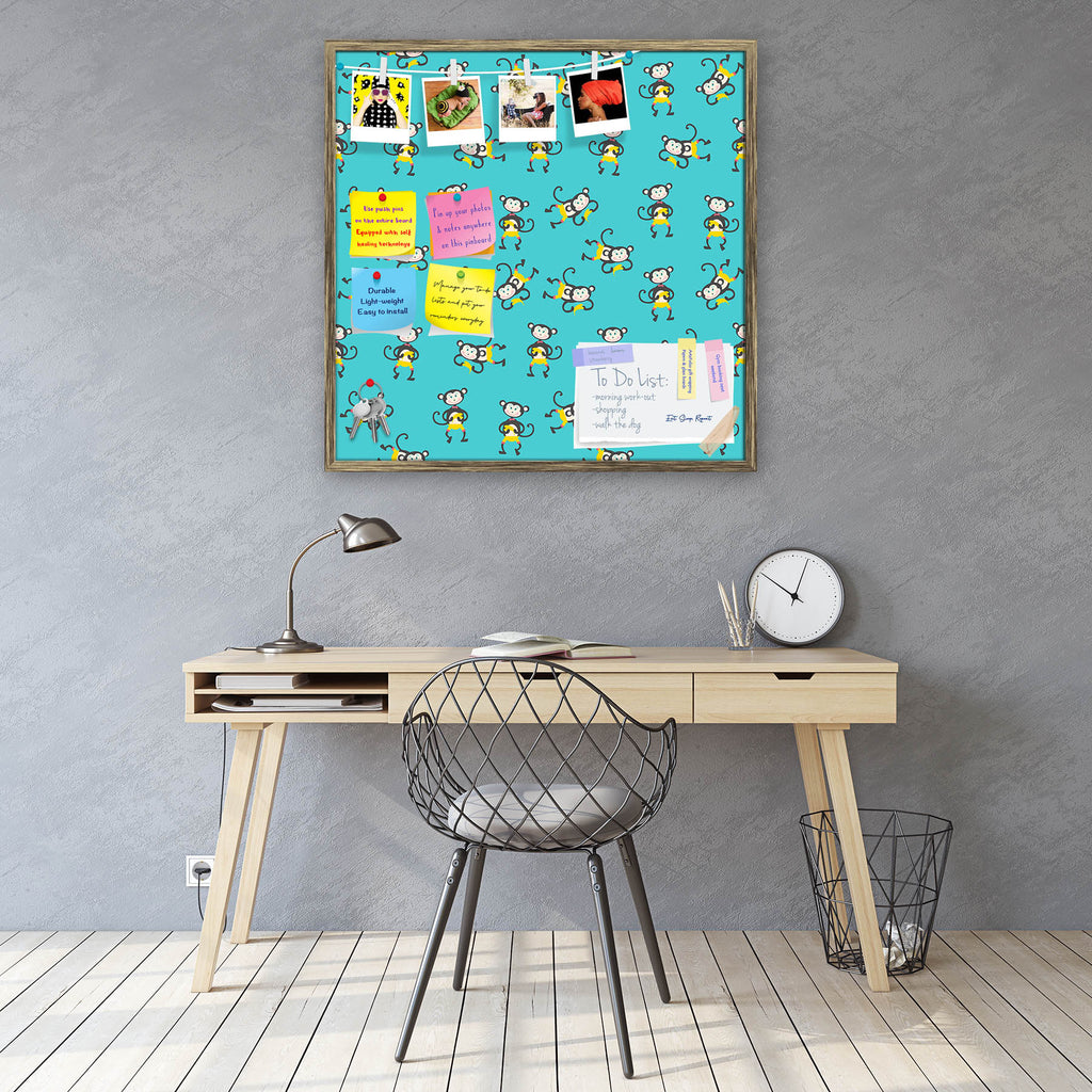 Kids Monkey Bulletin Board Notice Pin Board Soft Board | Framed-Bulletin Boards Framed-BLB_FR-IC 5008374 IC 5008374, Animals, Animated Cartoons, Art and Paintings, Baby, Caricature, Cartoons, Children, Decorative, Digital, Digital Art, Drawing, Fashion, Graphic, Icons, Illustrations, Kids, Modern Art, Patterns, Signs, Signs and Symbols, Symbols, Wildlife, monkey, bulletin, board, notice, pin, soft, framed, animal, ape, art, background, banana, card, cartoon, character, child, childish, cute, decor, decorati