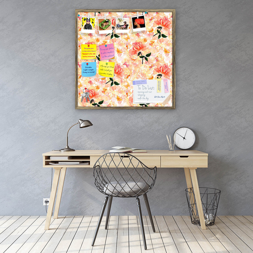 Watercolor Roses Bulletin Board Notice Pin Board Soft Board | Framed-Bulletin Boards Framed-BLB_FR-IC 5008377 IC 5008377, Abstract Expressionism, Abstracts, Ancient, Art and Paintings, Botanical, Dots, Drawing, English, Floral, Flowers, Historical, Illustrations, Medieval, Nature, Paintings, Patterns, Semi Abstract, Victorian, Vintage, Watercolour, watercolor, roses, bulletin, board, notice, pin, soft, framed, abstract, art, background, bloom, blossom, bouquet, branch, brush, brushstroke, bud, butterfly, co