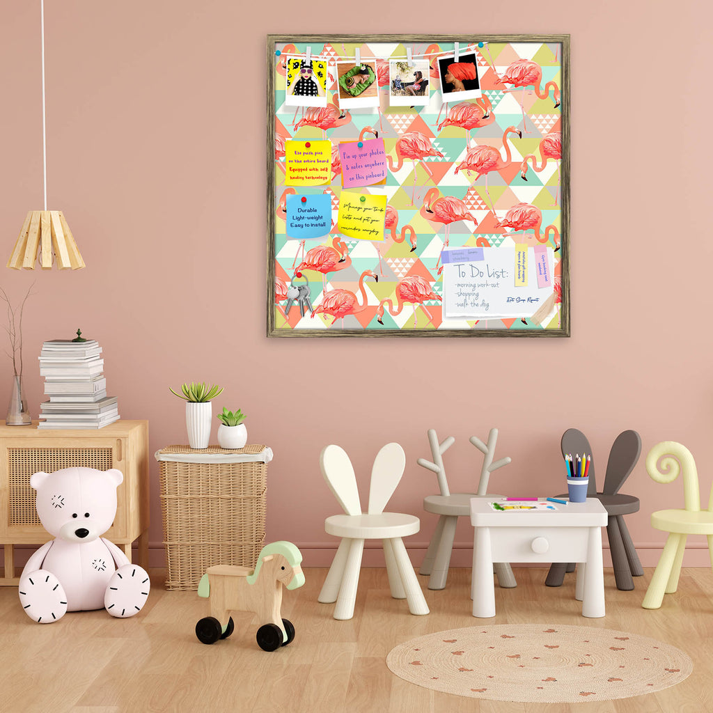 Jungle Pink Flamingos Bulletin Board Notice Pin Board Soft Board | Framed-Bulletin Boards Framed-BLB_FR-IC 5008429 IC 5008429, Abstract Expressionism, Abstracts, Animals, Art and Paintings, Birds, Black and White, Botanical, Cities, City Views, Decorative, Drawing, Fashion, Floral, Flowers, Geometric, Geometric Abstraction, Hawaiian, Illustrations, Nature, Patterns, Scenic, Semi Abstract, Signs, Signs and Symbols, Tropical, White, Wildlife, jungle, pink, flamingos, bulletin, board, notice, pin, soft, framed