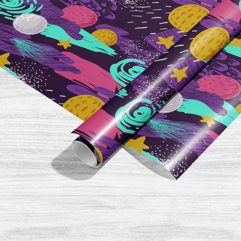 Cosmic Space Doodle Art & Craft Gift Wrapping Paper-Wrapping Papers-WRP_PP-IC 5008433 IC 5008433, Abstract Expressionism, Abstracts, Ancient, Art and Paintings, Astronomy, Automobiles, Baby, Children, Cosmology, Digital, Digital Art, Drawing, Fantasy, Graphic, Hand Drawn, Historical, Illustrations, Kids, Medieval, Patterns, Retro, Science Fiction, Semi Abstract, Signs, Signs and Symbols, Space, Stars, Transportation, Travel, Vehicles, Vintage, cosmic, doodle, art, craft, gift, wrapping, paper, abstract, adv