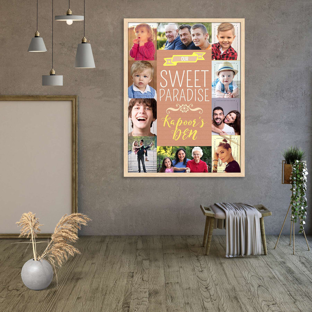 Our Sweet Home Personalised Custom Photo Collage Frame Gift for Birthday, Anniversary, Parents, Friends & Family-Personalized Photo Frame Collage-PTA_FR-IC 5009152 IC 5009152, Baby, Children, Collages, Family, Kids, Love, Memories, Parents, Romance, our, sweet, home, personalised, custom, photo, collage, frame, gift, for, birthday, anniversary, friends, photo frame, baby photo collage, baby photo frames, photo frames for friends, birthday photo collage, collage frame, framed photo collage, personalised coll