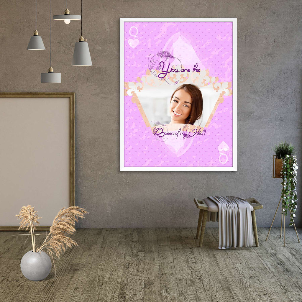 Queen of My Heart Personalised Custom Photo Collage Frame Gift for Birthday, Anniversary, Parents, Friends & Family-Personalized Photo Frame Collage-PTA_FR-IC 5009157 IC 5009157, Art and Paintings, Friends, Hearts, Individuals, Love, Portraits, Romance, queen, of, my, heart, personalised, custom, photo, collage, frame, gift, for, birthday, anniversary, parents, family, photo frame, baby photo collage, baby photo frames, photo frames for friends, birthday photo collage, collage frame, framed photo collage, p